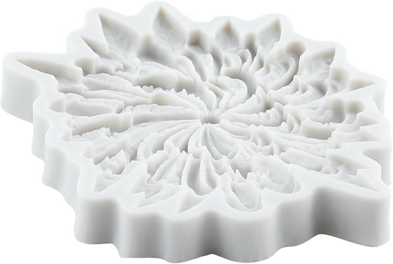 TAOXIBEI Flower Polymer Clay Mold Chrysanthemum Silicone Molds Flower Resin Mold for DIY Crafts Epoxy Resin Casting Air Dry Polymer Clay Plaster Jewelry Making - Image 5